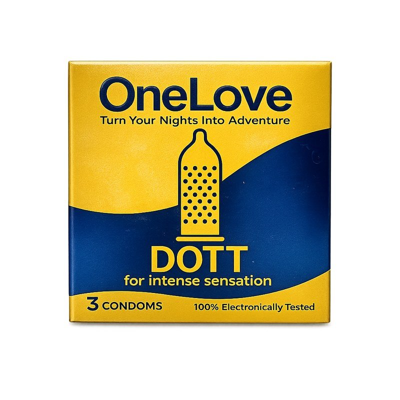 OneLove Dott - Kondom dotted texture untuk sensasi intens