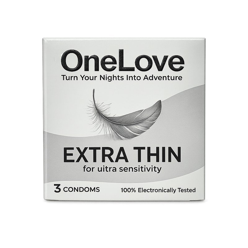 OneLove Extra Thin - Kondom ultra-tipis 30% lebih tipis untuk sensasi alami maksimal