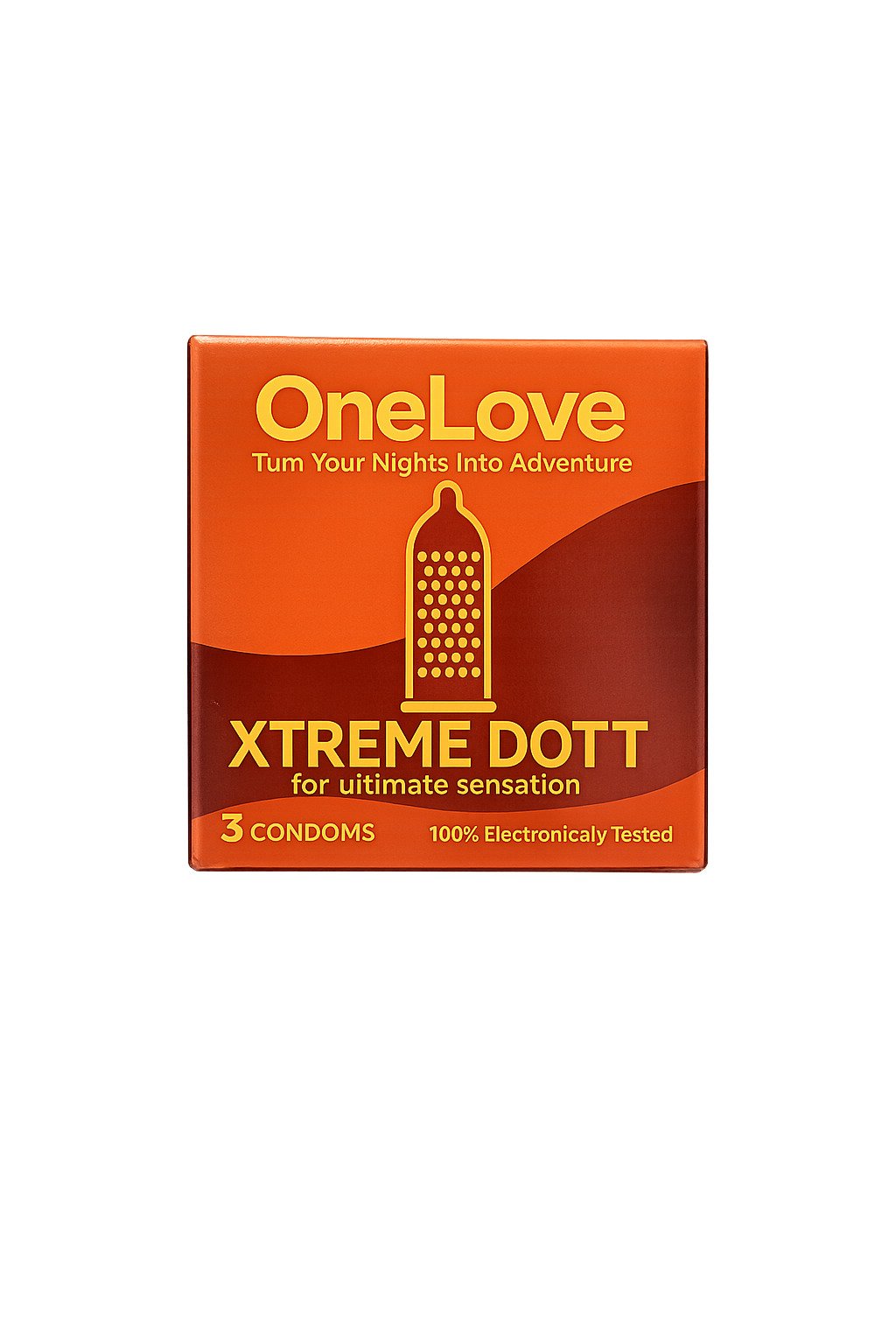 OneLove Xtreme Dott - Kondom more dotted dengan bintik padat untuk sensasi maksimal
